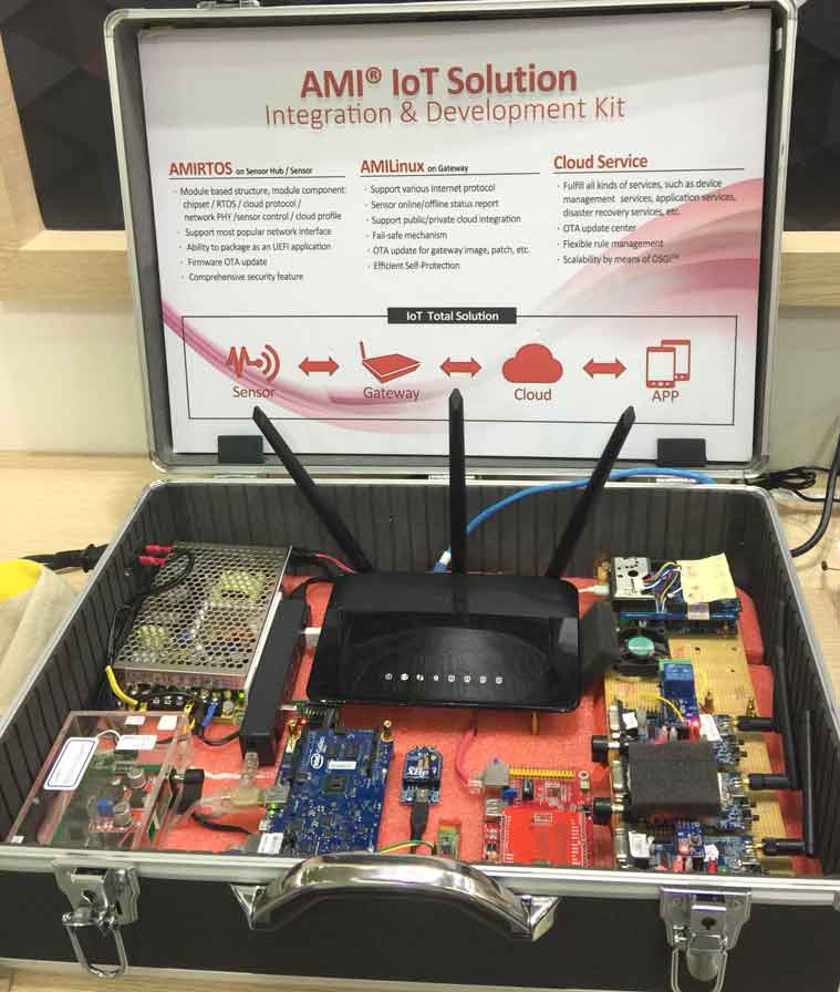 close up of AMI IoT solution