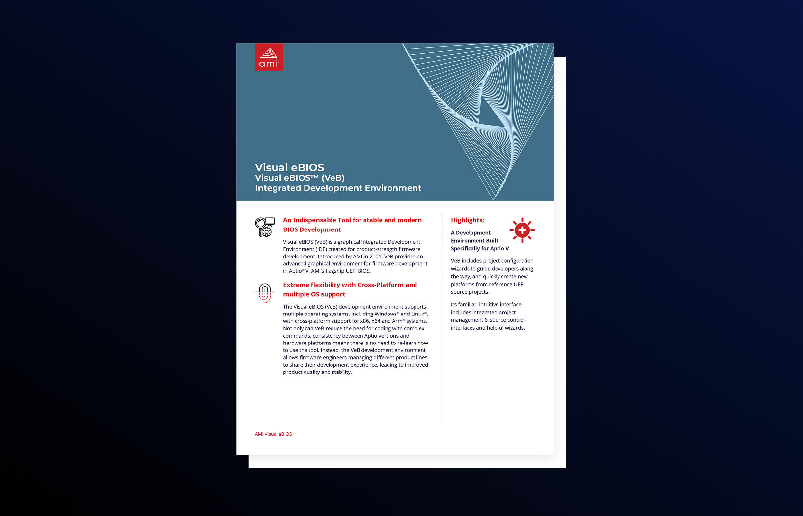 Visual eBIOS datasheet