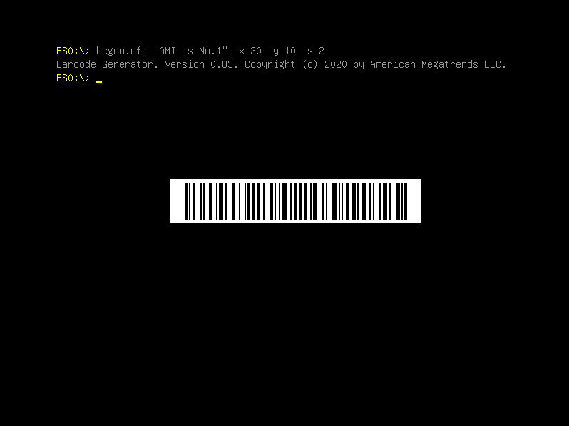 closer look at barcode image